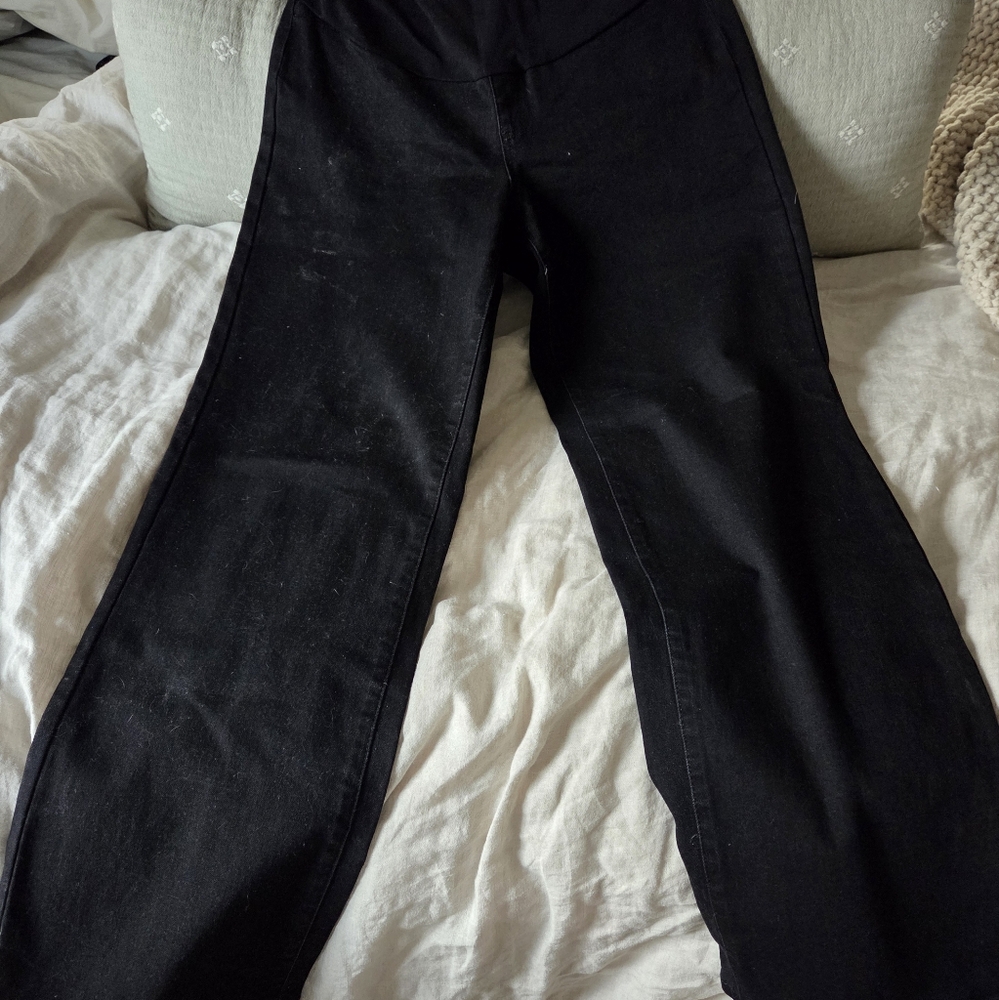 maternity all hours wide leg jean